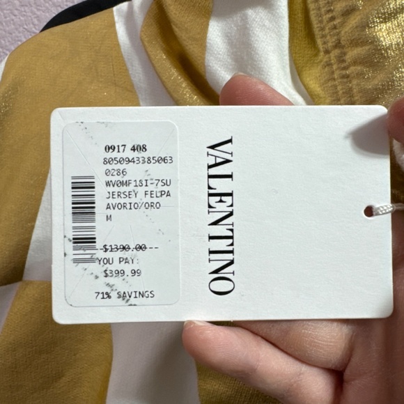 Valentino Drop Shoulder Monogram (men’s, medium) Saks 5th - Picture 5 of 5